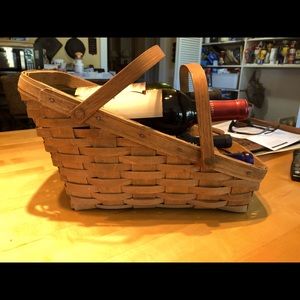 Longaberger wine basket